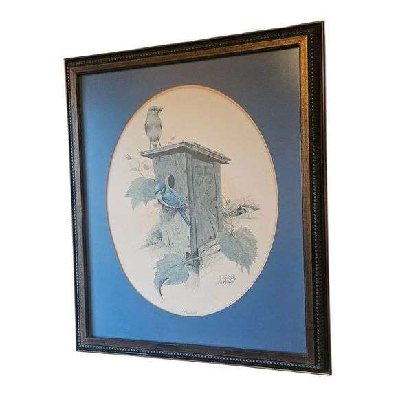 Framed Print “Bluebird” by T. M. Donald & M. Bissett image