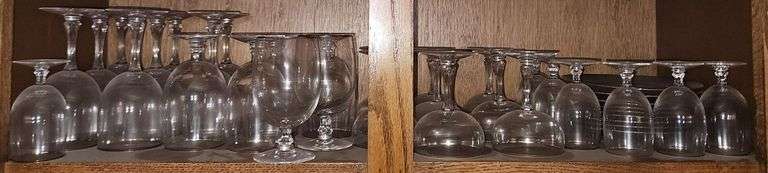 Large Assorted Stemware Lot image