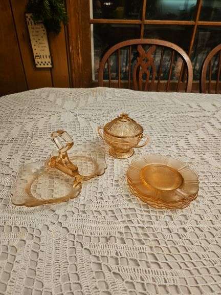 Pink Depression Glass image