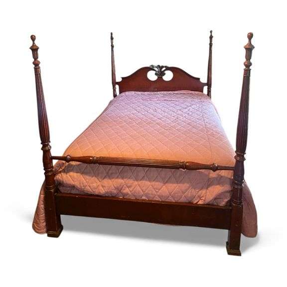 Four Poster Mahogany Bed image