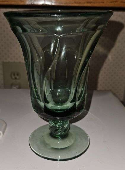 Large Fostoria Jamestown Green Glassware Collection image