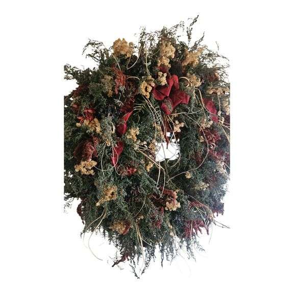 Handcrafted Dried Floral Wreath image