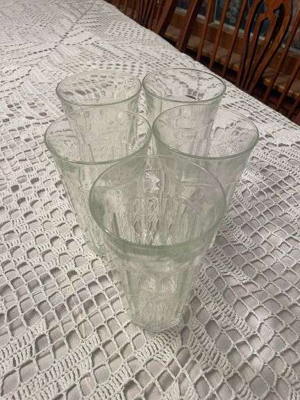 Matching set of 5 glass cups image