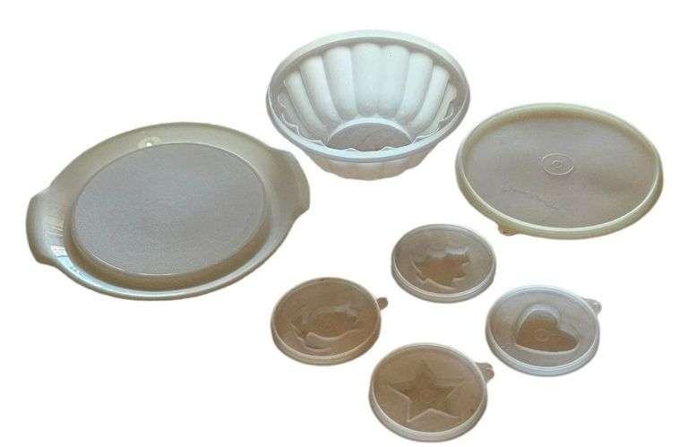 Vintage Tupperware Mold & Storage Set image