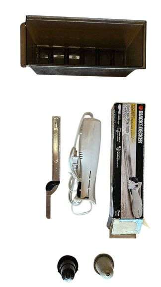 Black+Decker Electric Knife Set w/ Accessories & Metal Bread Pan image