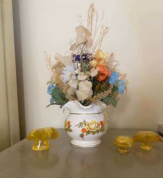 Floral Arrangement with mushroom accent pieces image