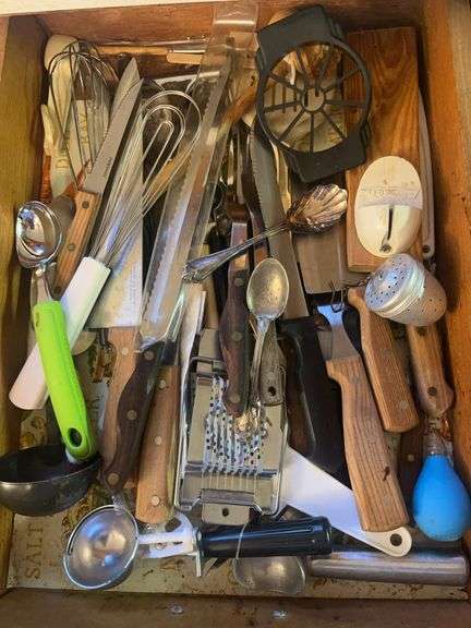 kitchen utensil drawer image