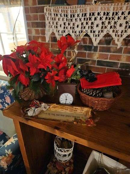 Holiday Floral Arrangement & Decor Lot image