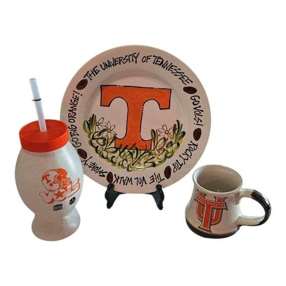 Tennessee Volunteers Fan Collection – Plate, Tumbler & Mug image