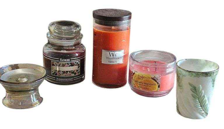 Lot of Assorted Candles image