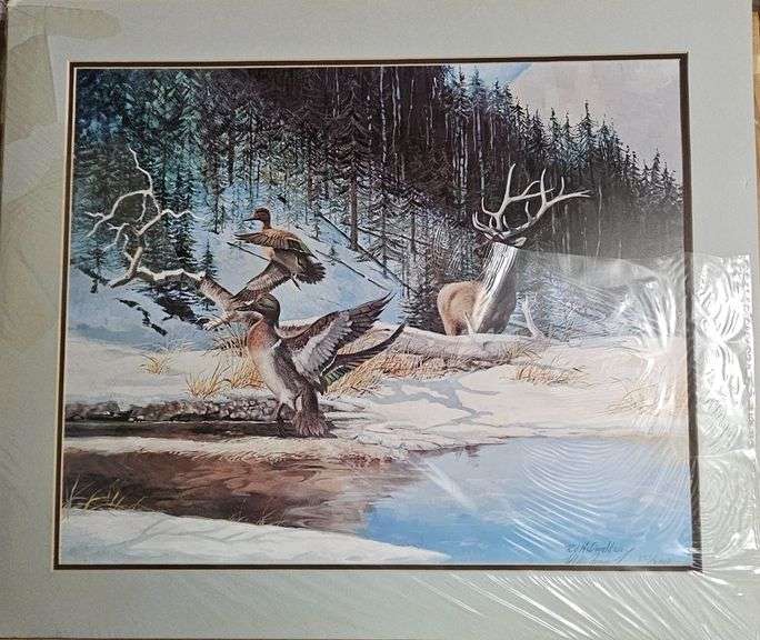 “Mallards on Ice” by Ralph J. McDonald – Limited Edition (#833/2400) image