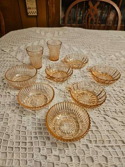 Pink Depression Glass image