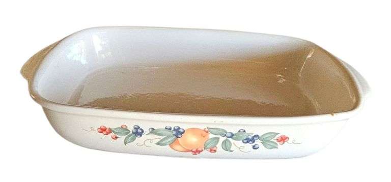 CorningWare “Peach Garland” Large Baking Dish image