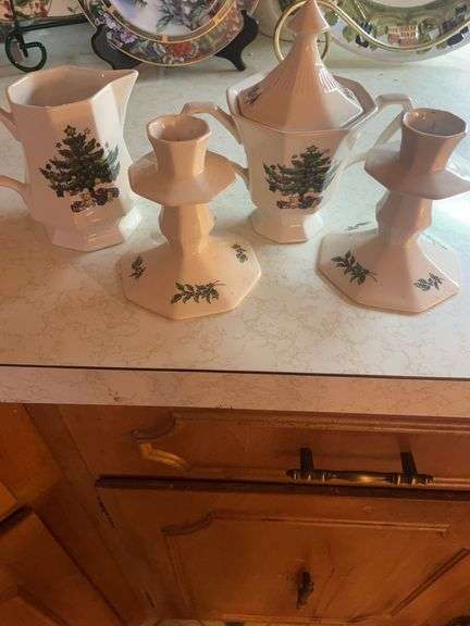 Christmas china assortment image