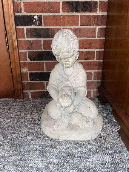 little boy statue image