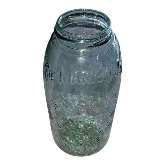 The Marion Jar – Mason’s Patent Nov 30th 1858 (Aqua Glass) image