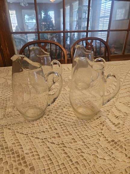 4 Glass Pitchers image