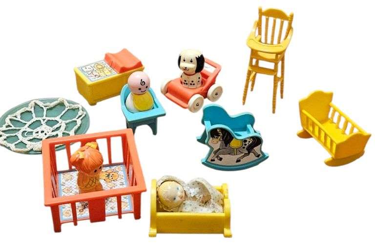 Vintage Fisher-Price Little People Furniture & Accessories image