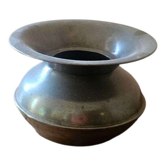 Antique Metal Spittoon / Cuspidor image