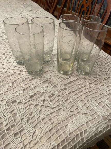 Assorted glass cups image