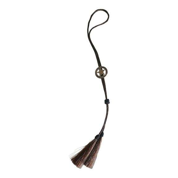 Brander & Waid “Texas Ranger” Horsehair Bolo Tie image