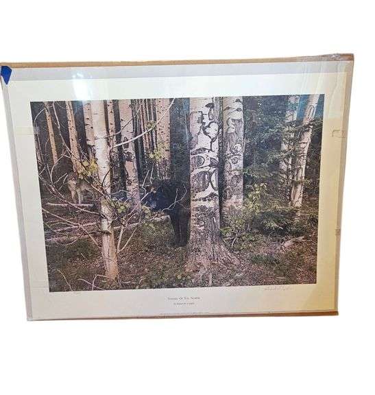 Totems of the North by Robert R. Copple – Limited Edition Signed Print  Description: image