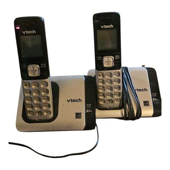 VTech Cordless Phone Set with Dual Handsets & Bases image