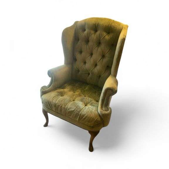 Light Green Velvet Chair image
