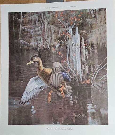 “Walker’s Pond Black Ducks” by Ralph J. McDonald – Limited Edition (#188/850) image