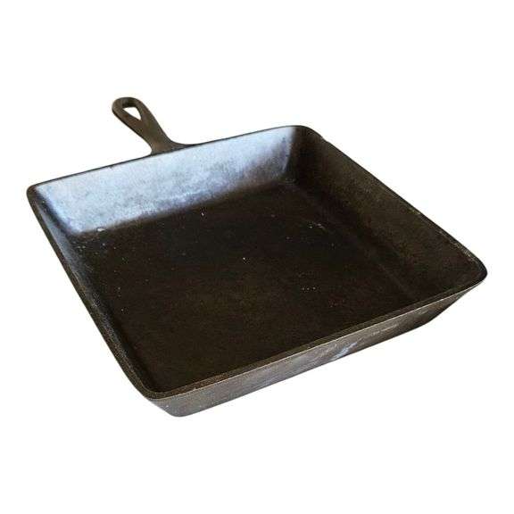 Vintage Cast Iron Square Skillet image