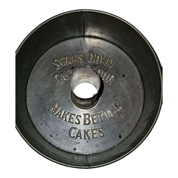 Vintage Swans Down Cake Flour Advertising Cake Pan image