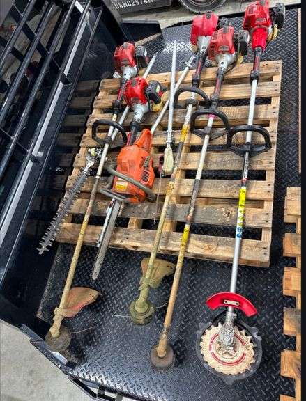 5 Weed Eaters & Husqvarna Chainsaw image