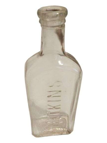 Antique Watkins Clear Glass Bottle image