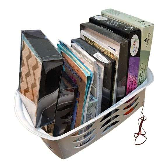 Lot – Basket of Greeting Cards & Stationery image