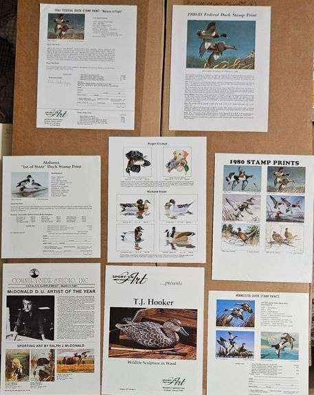 1979–1981 Federal & State Duck Stamp Print Catalog Collection image