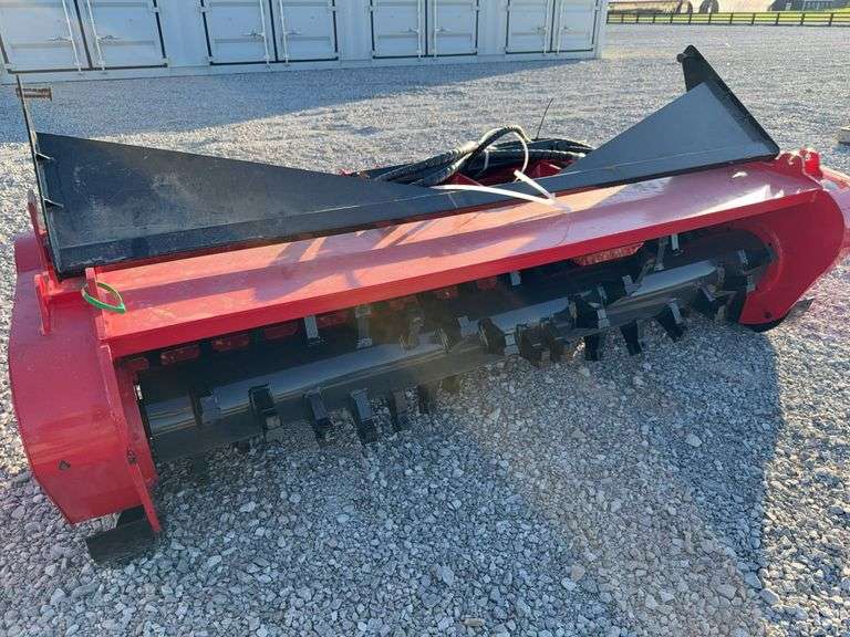 Skid steer loader mulcher image