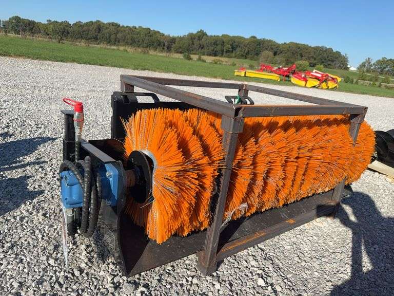 Skid steer sweeper image