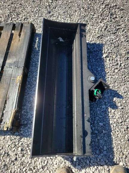 Tilting mini excavator bucket. 40" wide. image