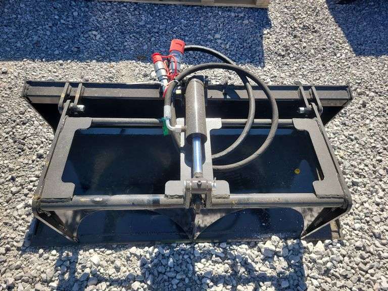 Mini skid steer plate grabber. 44" wide. image