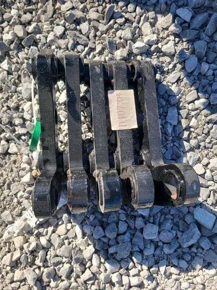 Mini excavator attachment pieces. 5 pieces. image
