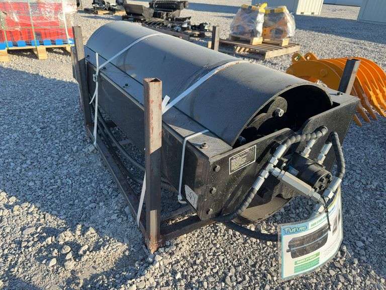 Skid steer vibratory roller image