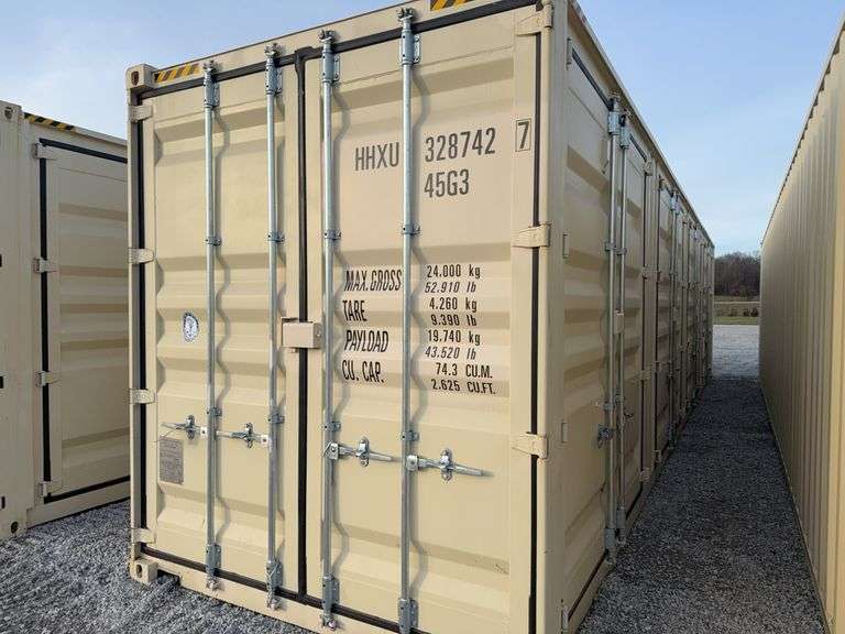 40’ one time use 5 door hi cube container image