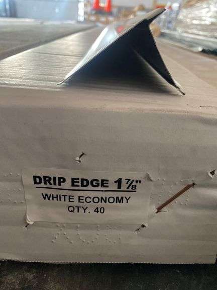 White Drip Edge 1 7/8in (Qty 40 in a case selling @ 2 cases) image