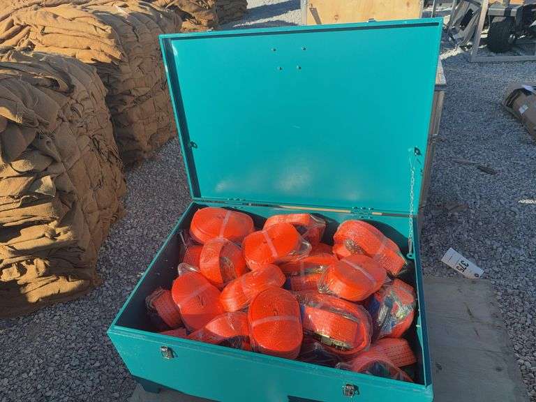 Ratchet tie downs and flat pack toolbox image