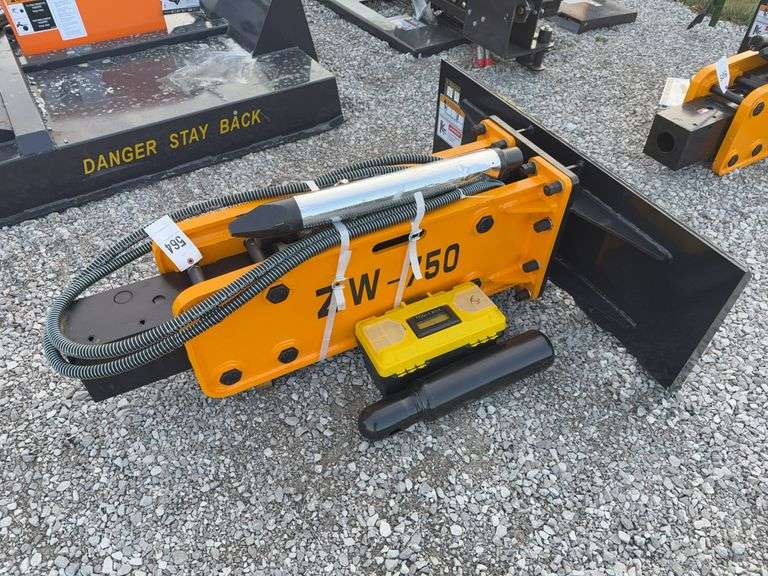 Wolverine skid steer concrete breaker image