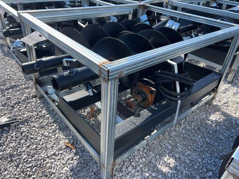 9", 12", & 18" Skid Steer Auger Drill Attachments image