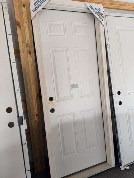 30" RH Swing Solid Exterior Door for 2"x4" Wall image