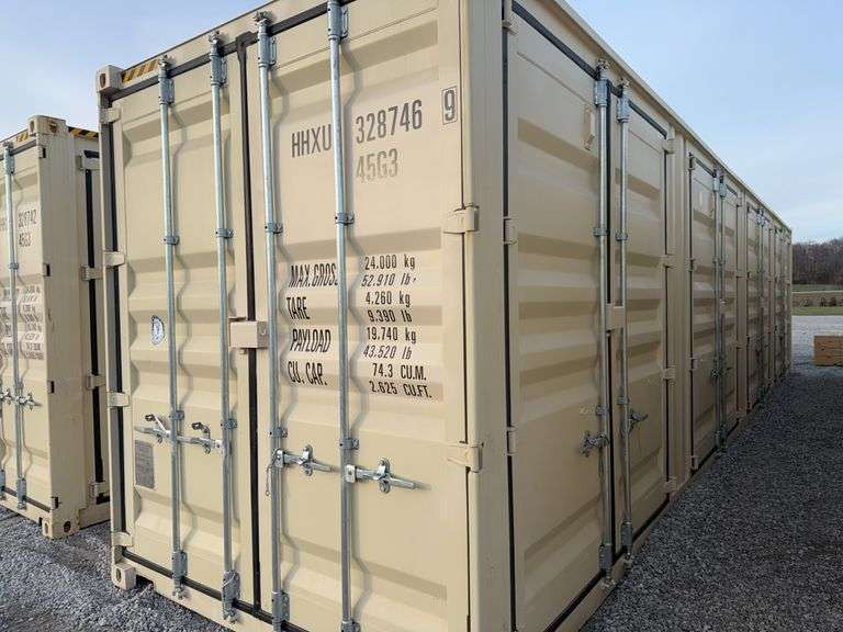 40’ one time use 5 door hi cube container image