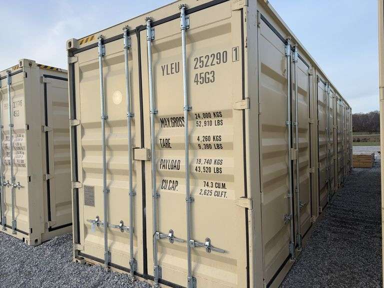 40’ one time use 5 door hi cube container image