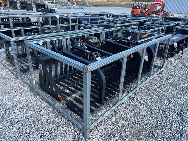 83" Skid Steer Rock Grapple Bucket image